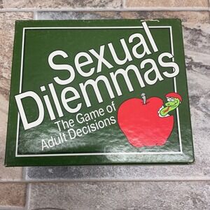 Vintage 1986 Sexual Dilemmas TDC Games Adult Board Game Item 400 Retro Party